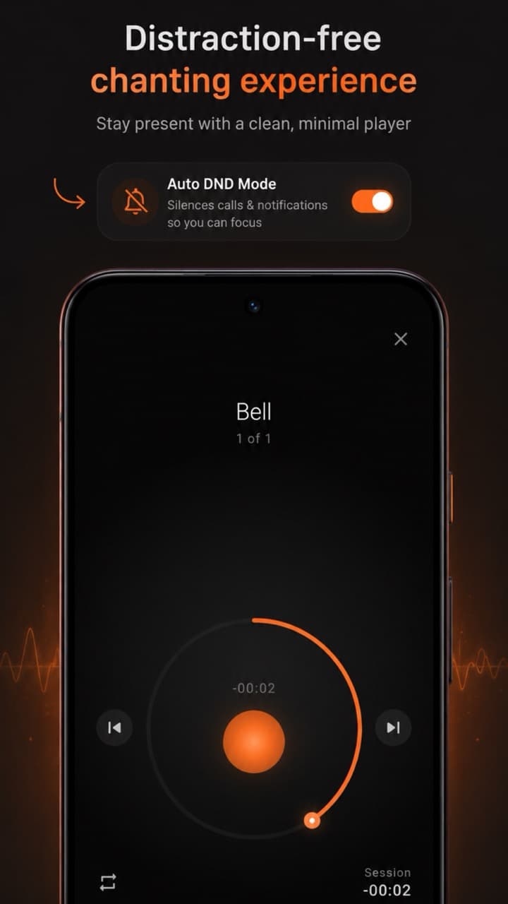 Chant Circuit Audio Player Screen